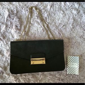 Furla leather shoulder bag